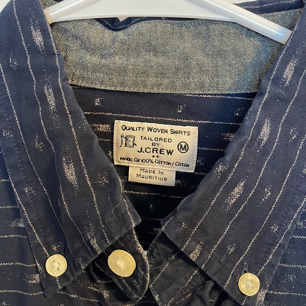 Navy Button Down - image 5